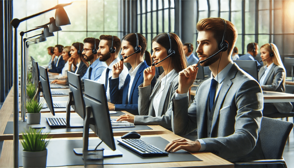 B2B-Callcenter-Team bei der Arbeit | KCC GmbH Telefonakquise im B2B durch spezialisierte B2B-Callcenter als Lösung