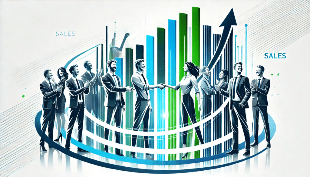 Erfolgreiches Team oder steigende Erfolgsgraphik | KCC GmbH Telefonakquise im B2B - Erfolgreiches Team oder steigende Erfolgsgraphik