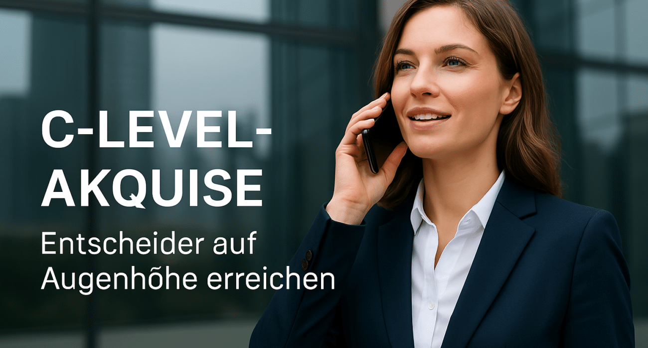 C-Level-Akquise Entscheider auf Augenhöhe erreichen | KCC GmbH C-Level-Akquise – Entscheider auf Augenhöhe erreichen